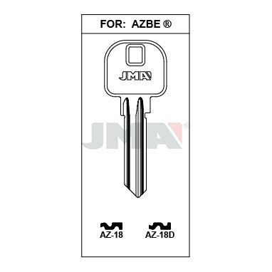 Llave en bruto JMA AZ-18 – vista agrupada