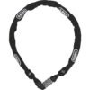 Abus 1200/110 Web - Candado de cadena con código para bicicleta - Negro - 110 cm