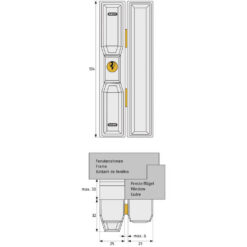 Abus FTS88 | Cerrojo de sobreponer para ventana con llave | SKG** - 5