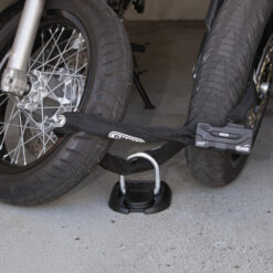Abus Granit WBA 100 - Ancla de pared y suelo para motos y bicicletas