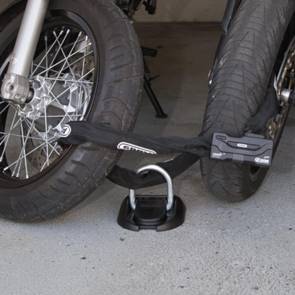 Abus Granit WBA 100 - Ancla de pared y suelo para motos y bicicletas
