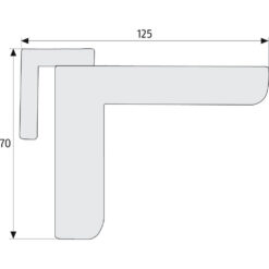 Abus 2603 | Cierrapuertas para puerta solapada | Máx. 20 kg - 4