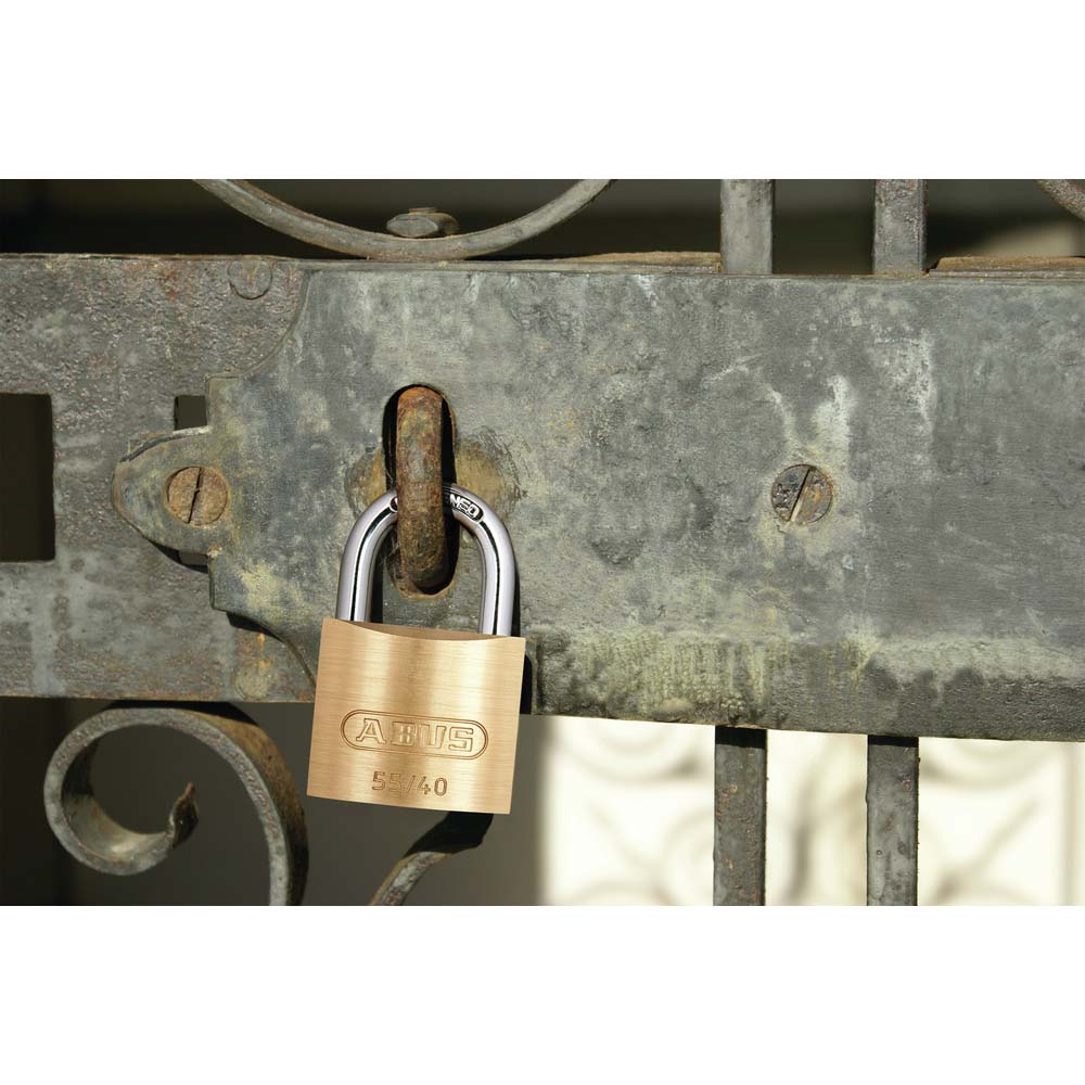 Abus 55/40HB63 | Candado de latón | Arco alto - Imagen 3