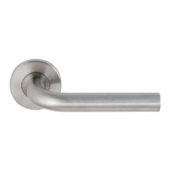 Artitec Leona KL3 manilla de puerta con roseta | Inox mate Clase 3