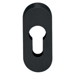 Artitec bocallave con tapa corredera para cilindro | Ovalada | Inox o Negro mate | 10 mm