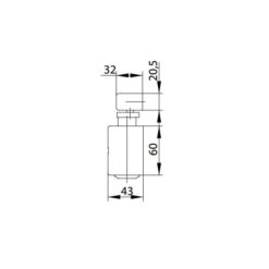 Assa Abloy DC135 | Cierrapuertas para guía deslizante | Fuerza EN 3 - 3