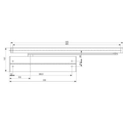 Assa Abloy DC340 | Cierrapuertas para guía deslizante | Fuerza EN 1-4 - 2
