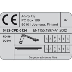 Assa Abloy DC640 | Cierrapuertas con función de libre giro (free-swing) | Sector sanitario - 3