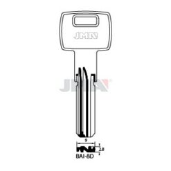 Llave en bruto JMA BAI-8D