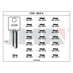 Llave en bruto JMA BK-16 – vista agrupada
