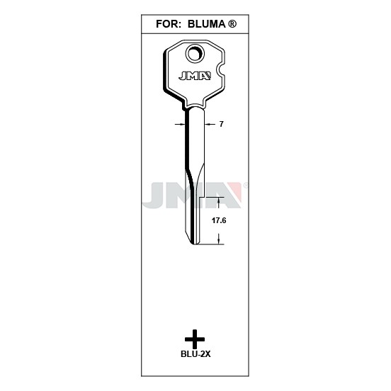 Llave en bruto JMA BLU-2X – vista agrupada