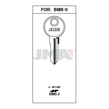 Llave en bruto JMA BMB-2 – vista agrupada
