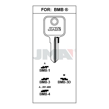 Llave en bruto JMA BMB-3D – vista agrupada