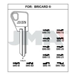 Llave en bruto JMA BRI-14D – vista agrupada