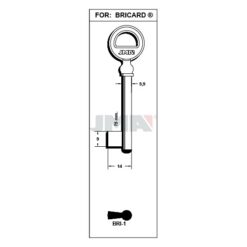 Llave en bruto JMA BRI-2D – vista agrupada