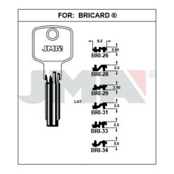 Llave en bruto JMA BRI-31 – vista agrupada