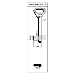 Llave en bruto JMA BRI-3D – vista agrupada