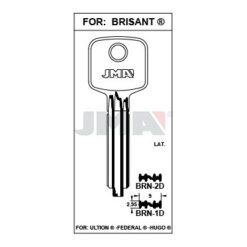 Llave en bruto JMA BRN-2D – vista agrupada