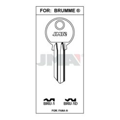 Llave en bruto JMA BRU-1 – vista agrupada