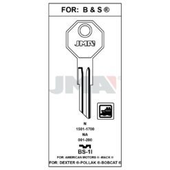 Llave en bruto JMA BS-1I – vista agrupada