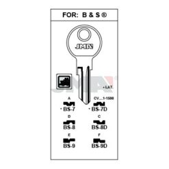 Llave en bruto JMA BS-8 – vista agrupada