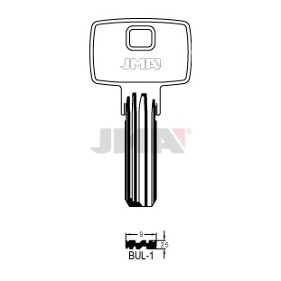 Llave en bruto JMA BUL-1