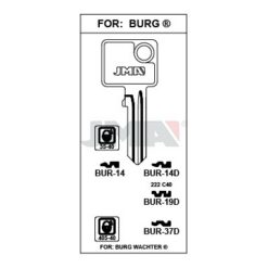 Llave en bruto JMA BUR-19D – vista agrupada