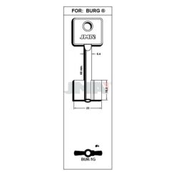 Llave en bruto JMA BUR-1G – vista agrupada