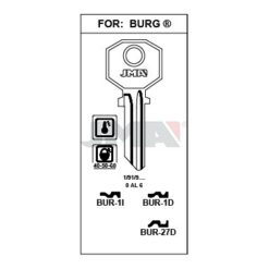 Llave en bruto JMA BUR-1I – vista agrupada