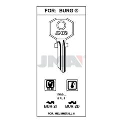 Llave en bruto JMA BUR-2I – vista agrupada