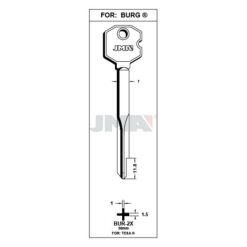 Llave en bruto JMA BUR-2X – vista agrupada