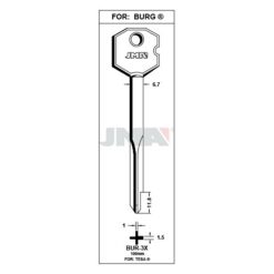 Llave en bruto JMA BUR-3X – vista agrupada