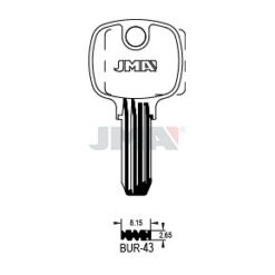 Llave en bruto JMA BUR-43