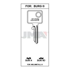 Llave en bruto JMA BUR-4 – vista agrupada