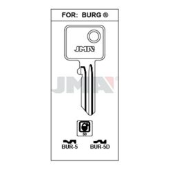 Llave en bruto JMA BUR-5D – vista agrupada