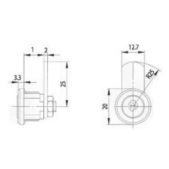 BURG-WÄCHTER ZS 76 | Cerradura de leva universal - 2
