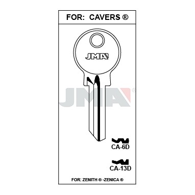 Llave en bruto JMA CA-13D – vista agrupada