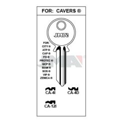 Llave en bruto JMA CA-4I – vista agrupada