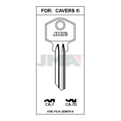Llave en bruto JMA CA-7D – vista agrupada