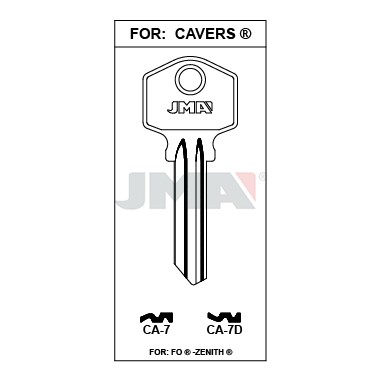 Llave en bruto JMA CA-7D – vista agrupada