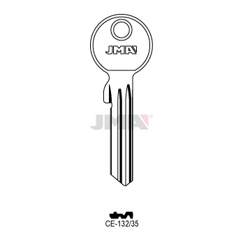 Llave en bruto JMA CE-132/35