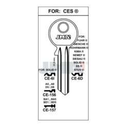 Llave en bruto JMA CE-6I – vista agrupada