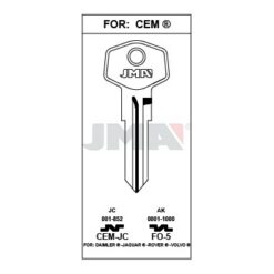 Llave en bruto JMA CEM-JC – vista agrupada