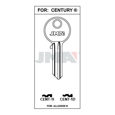 Llave en bruto JMA CENT-1D – vista agrupada