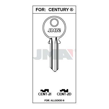 Llave en bruto JMA CENT-2I – vista agrupada