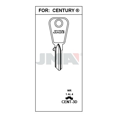 Llave en bruto JMA CENT-3D – vista agrupada