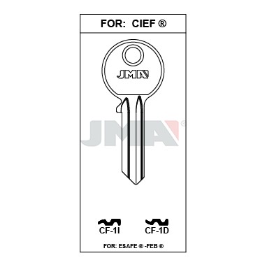 Llave en bruto JMA CF-1D – vista agrupada