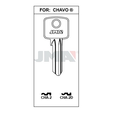 Llave en bruto JMA CHA-2D – vista agrupada