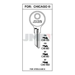 Llave en bruto JMA CHI-8D – vista agrupada