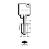 Llave en bruto JMA CHU-5G